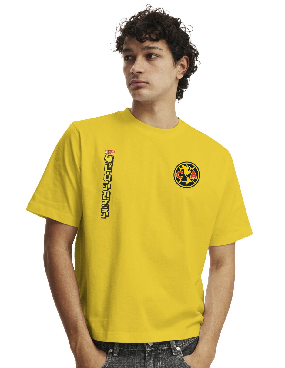 Playera América cuello redondo para hombre