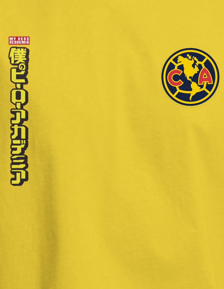 Playera América cuello redondo para hombre 4